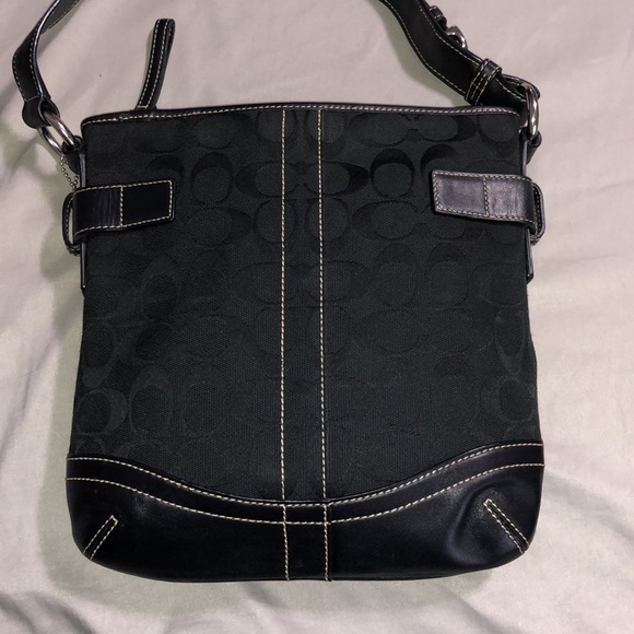 Coach Signature Monogram Canvas Shoulder B… - Picture 5 of 8